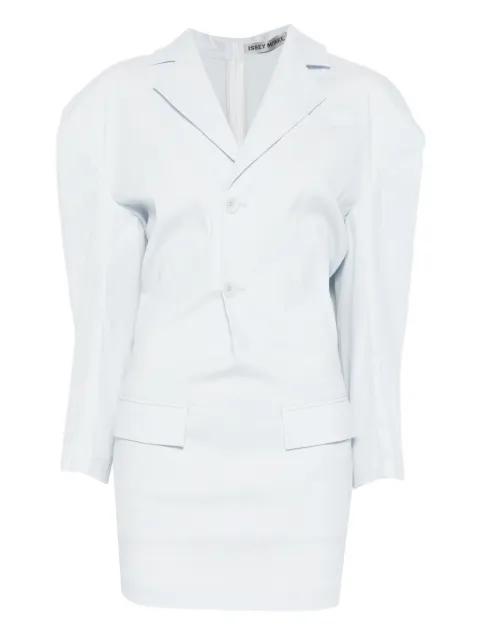 Like Torso notched lapels blazer by ISSEY MIYAKE