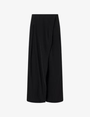 Looped Wrap-Front Woven Trousers by ISSEY MIYAKE