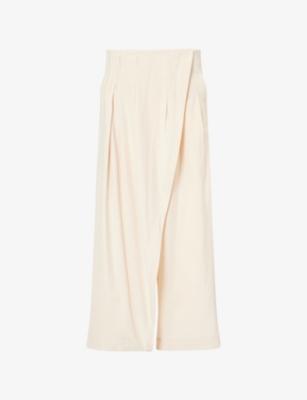 Looped Wrap-Front Woven Trousers by ISSEY MIYAKE
