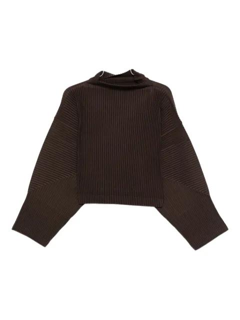 Mc June pleated high-neck T-shirt by ISSEY MIYAKE