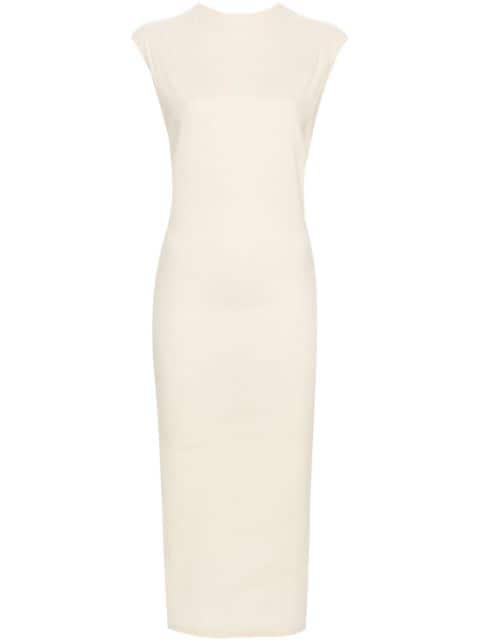 Membrane textured midi dress by ISSEY MIYAKE