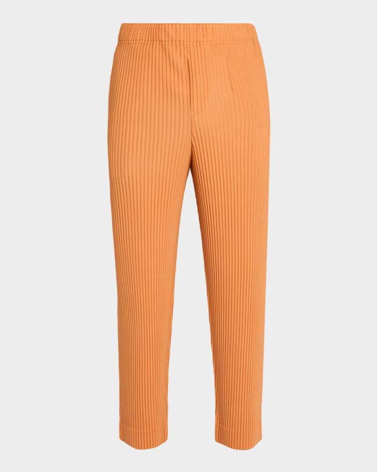 Men's Monthly Colors Pleated Tapered-Leg Pants by ISSEY MIYAKE