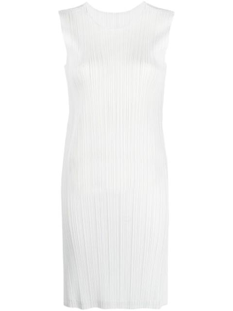 Monthly Colors March plissé dress by ISSEY MIYAKE