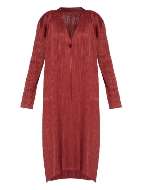 Monthly Colors: October pleated-button coat by ISSEY MIYAKE