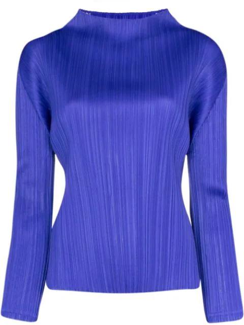 Monthly Colours January plissé-effect top by ISSEY MIYAKE