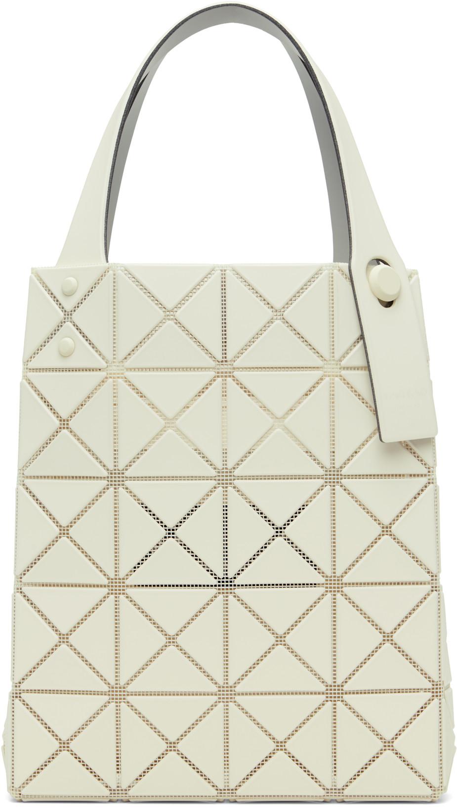 Off-White Prism Plus Tote by ISSEY MIYAKE