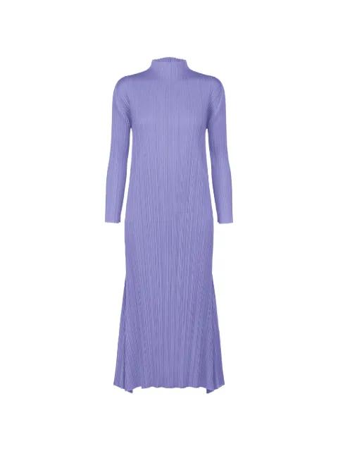 Ole! pleated high-neck maxi dress by ISSEY MIYAKE