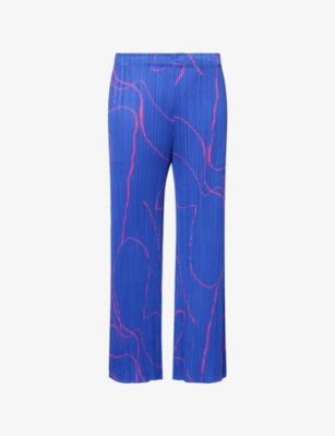 Pause Straight-Leg Knitted Trousers by ISSEY MIYAKE