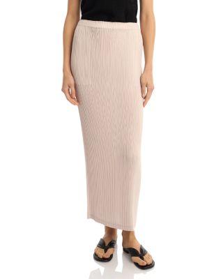 Pleated Maxi Skirt by ISSEY MIYAKE