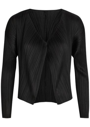 Pleated woven cardigan by ISSEY MIYAKE