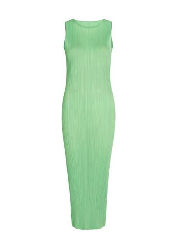 Pleated woven midi dress by ISSEY MIYAKE
