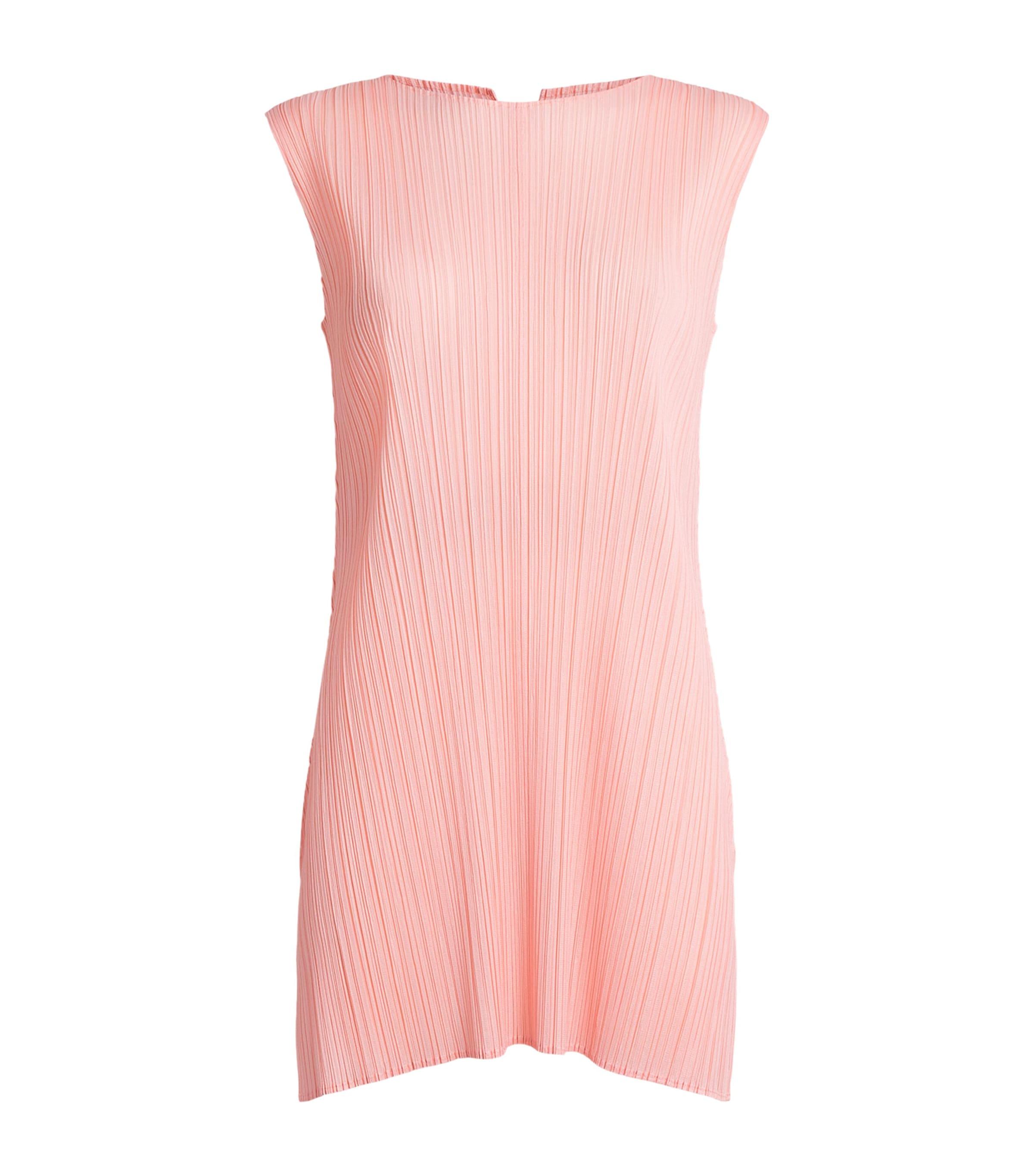Pleats Please Issey Miyake Monthly Colors March Mini Dress by ISSEY MIYAKE