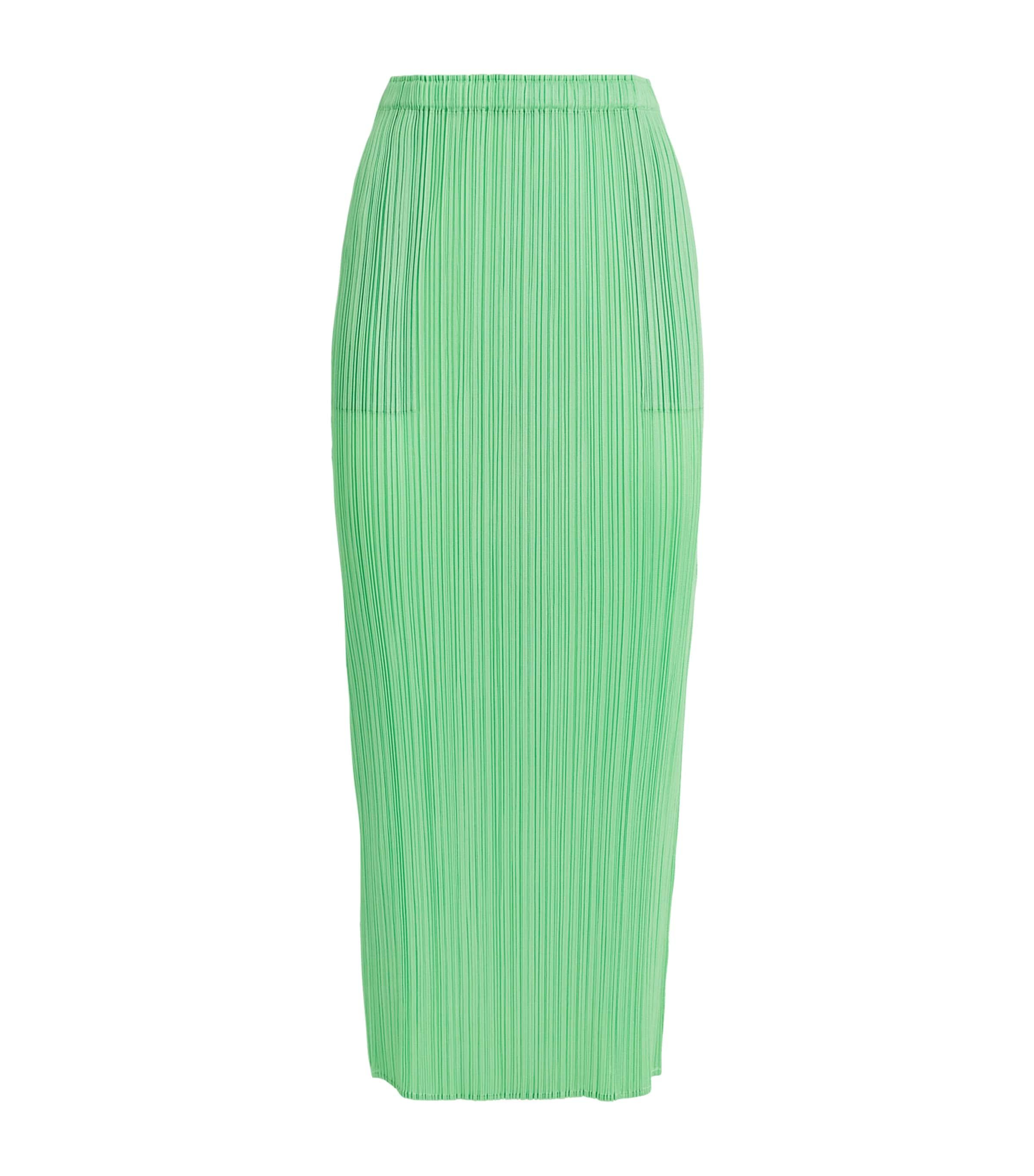 Pleats Please Issey Miyake New Colorful Basics 4 Midi Skirt by ISSEY MIYAKE