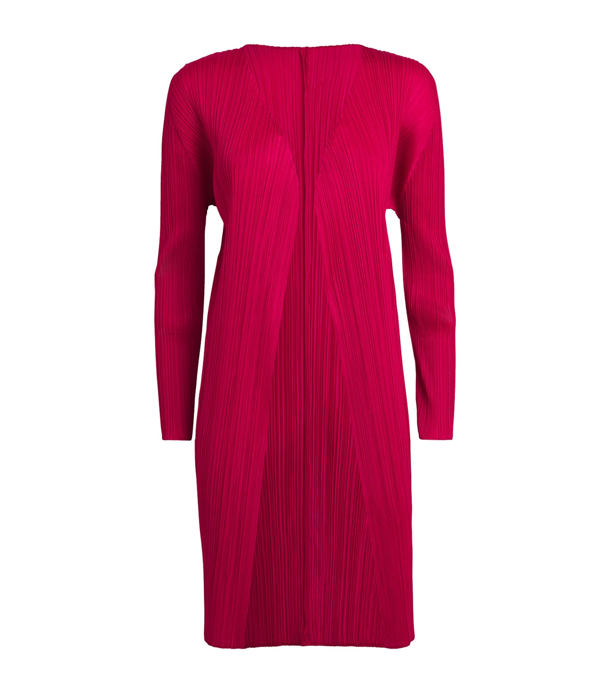 Pleats Please Issey Miyake New Colorful Basics Longline Cardigan by ISSEY MIYAKE