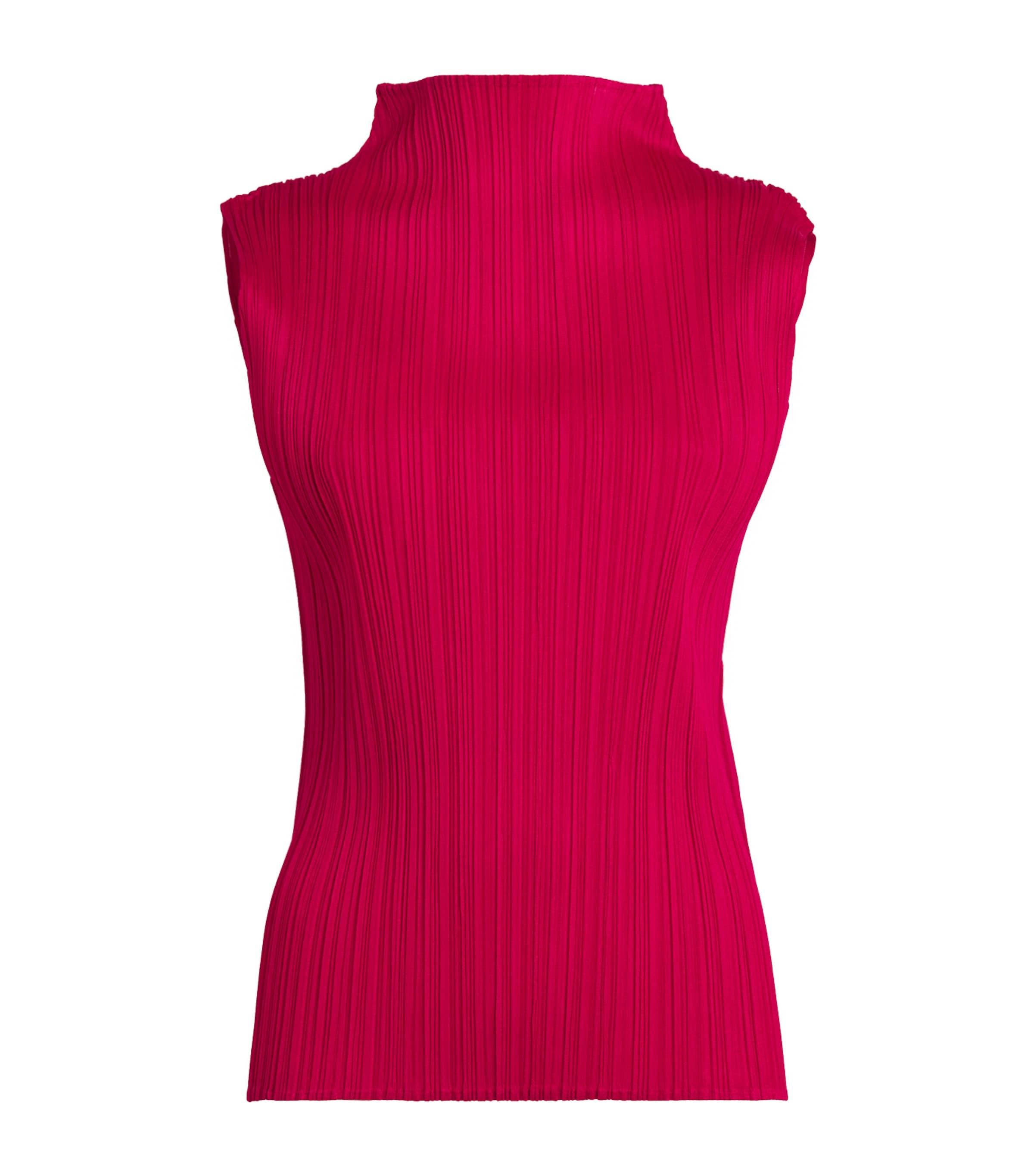 Pleats Please Issey Miyake New Colorful Basics Tank Top by ISSEY MIYAKE