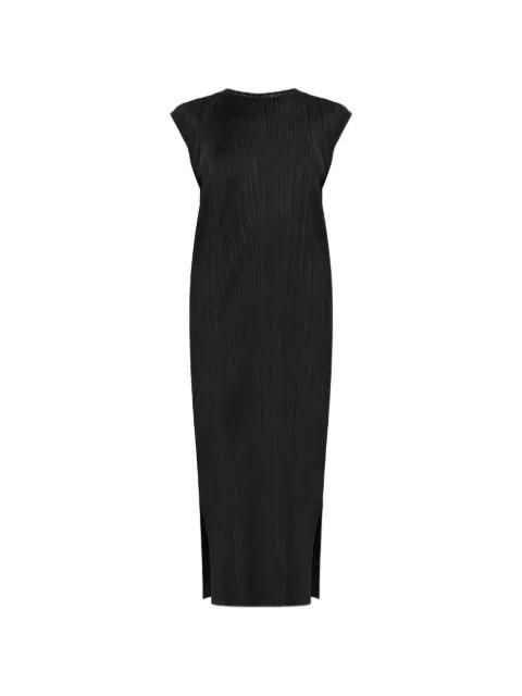Pleats Please Swing Solid side-slit dress by ISSEY MIYAKE