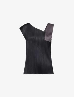 Pointe Asymmetric Woven Top by ISSEY MIYAKE
