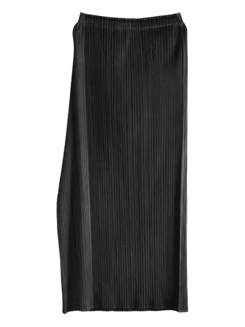 Pointe pleated panelled midi skirt by ISSEY MIYAKE