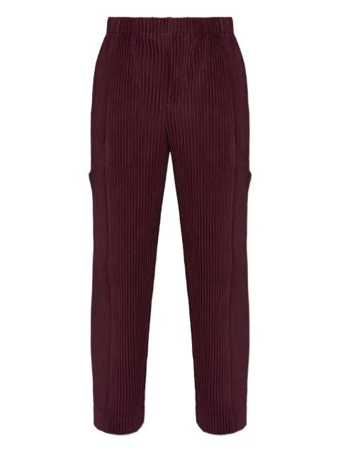 Quarry cargo-pockets pleated trousers by ISSEY MIYAKE