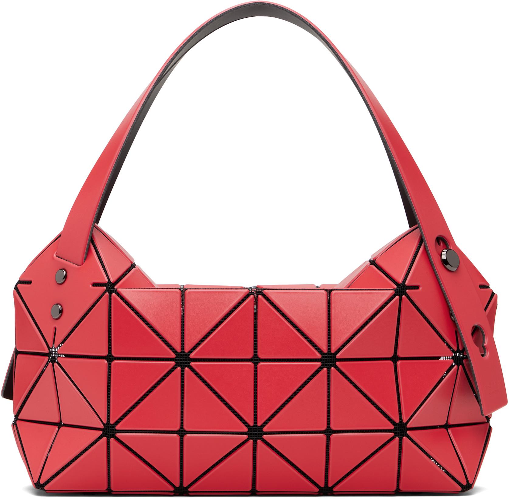 Red Boston Small Hand Bag by ISSEY MIYAKE