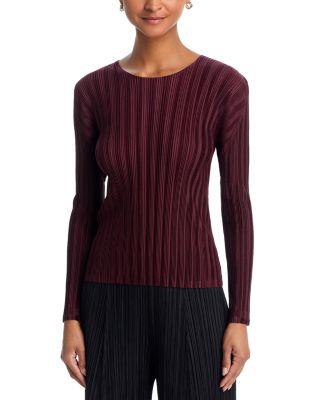 Rib Pleats January Top by ISSEY MIYAKE