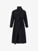 Shell asymmetrical trench coat by ISSEY MIYAKE