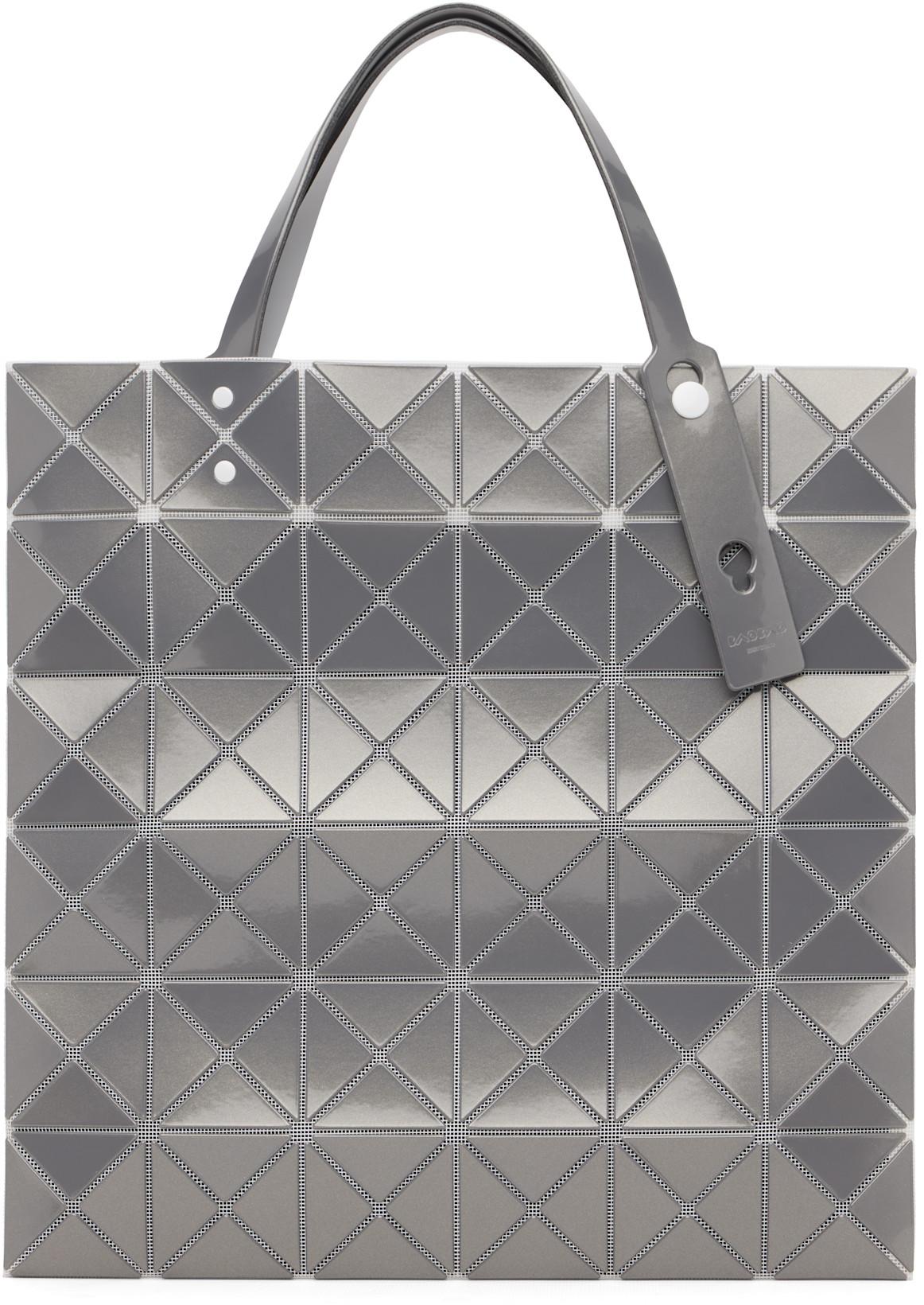 Silver Lucent Metallic Tote by ISSEY MIYAKE