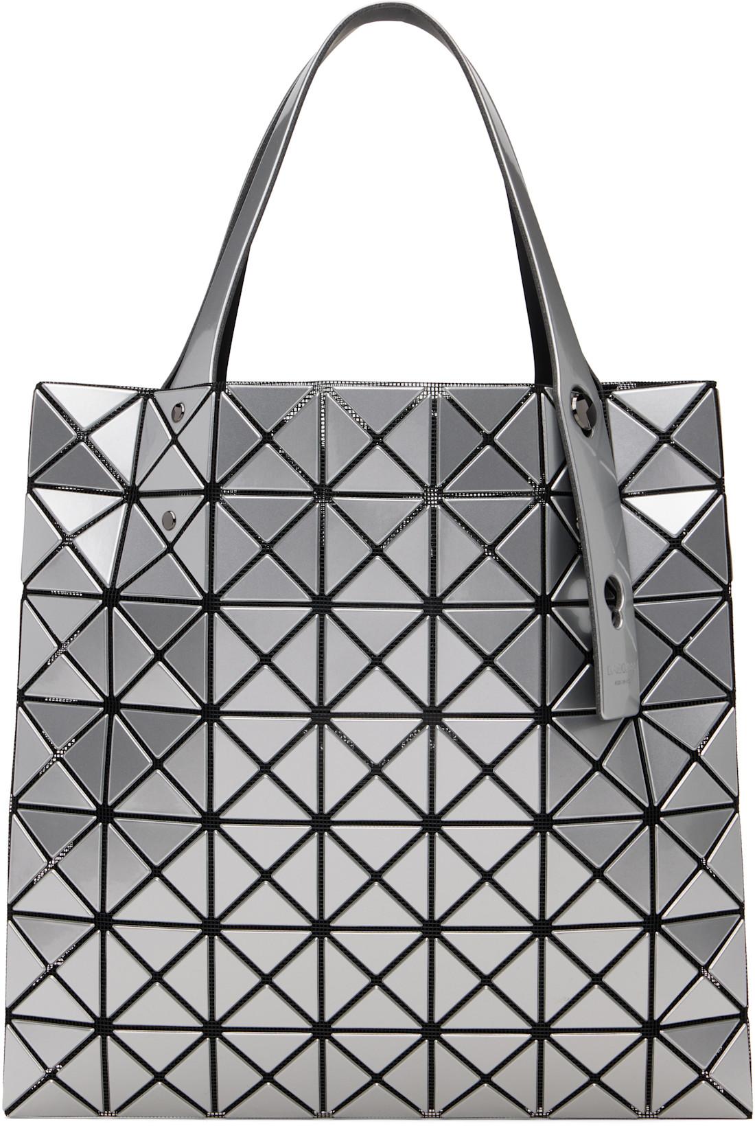 Silver Prism Basics Tote by ISSEY MIYAKE