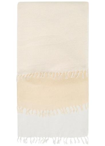 Slits cotton stole by ISSEY MIYAKE