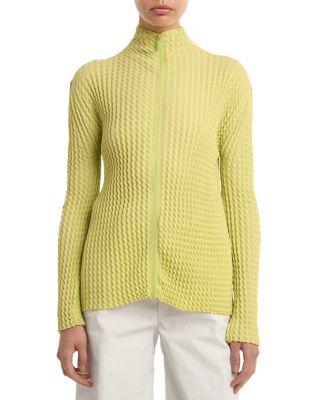 Spongy Zippered Top by ISSEY MIYAKE