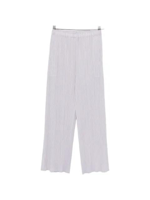 Square pleated trousers by ISSEY MIYAKE
