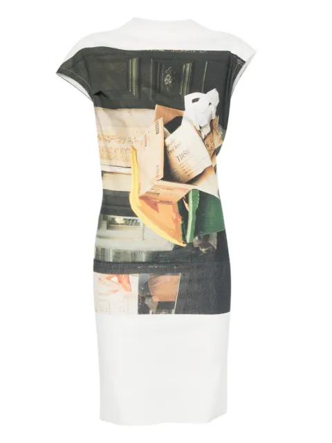 Street View graphic print dress by ISSEY MIYAKE