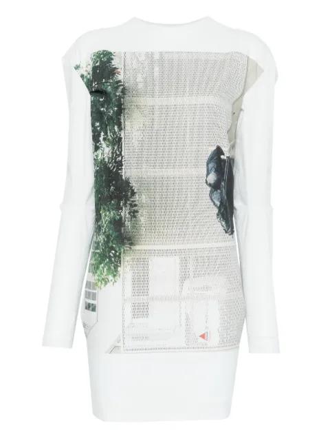 Street View graphic print top by ISSEY MIYAKE