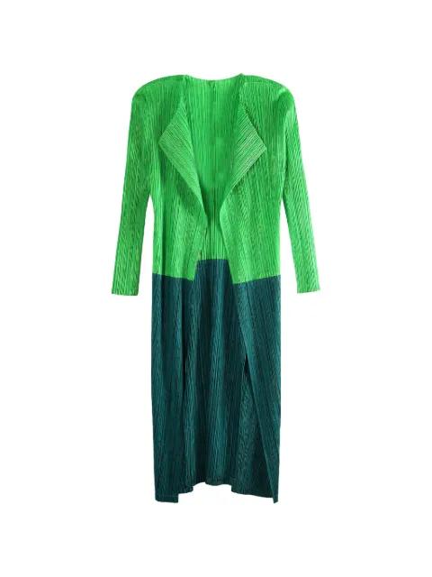 Swing colour-block coat by ISSEY MIYAKE