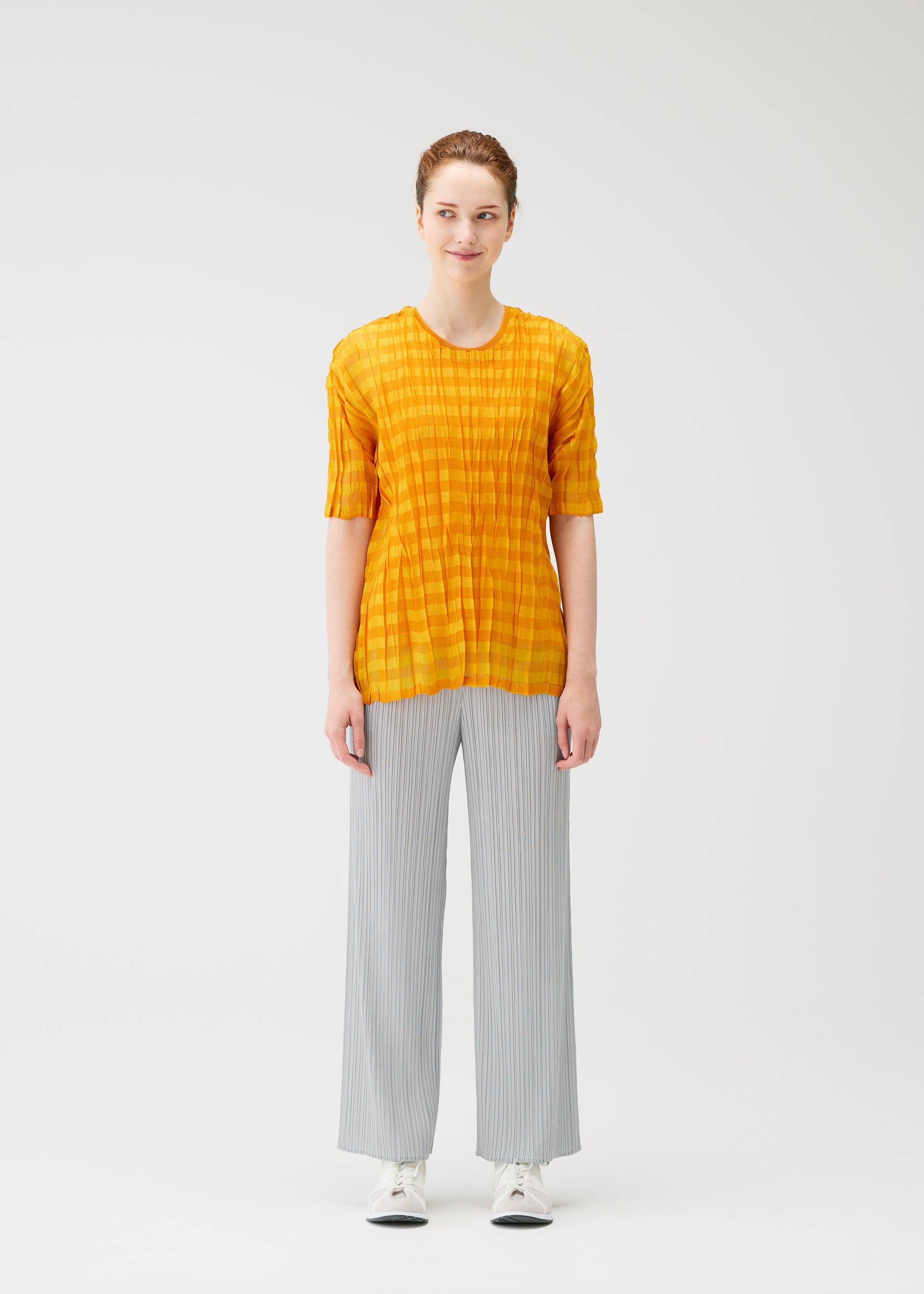 TWISTED BORDER SHIRT by ISSEY MIYAKE