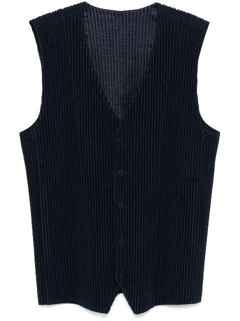 Tailored Pleats 2 vest by ISSEY MIYAKE