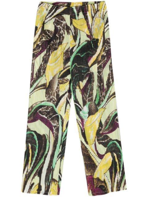 Tardivo pleated trousers by ISSEY MIYAKE