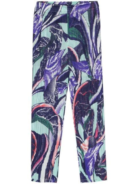 Tardivo pleated trousers by ISSEY MIYAKE
