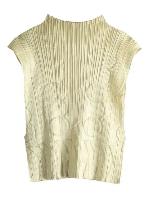 Tune pleated top by ISSEY MIYAKE