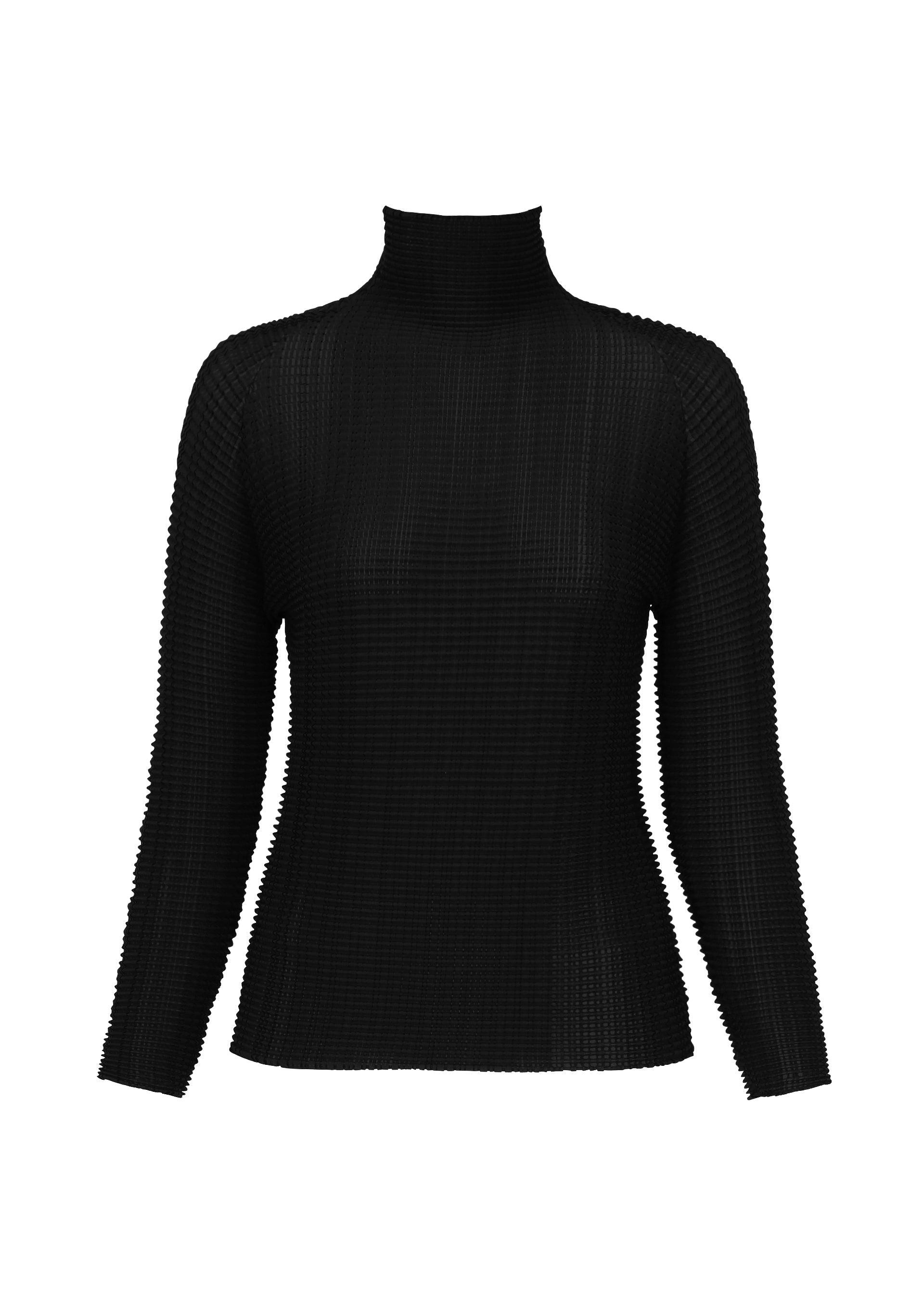 WOOLY PLEATS BK/WT-46 by ISSEY MIYAKE