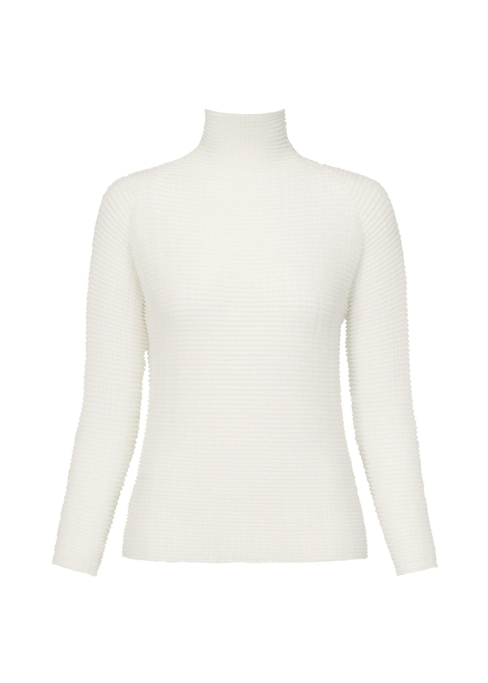 WOOLY PLEATS BK/WT-46 by ISSEY MIYAKE