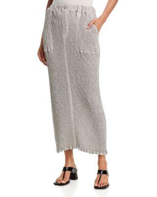 Wavelet Maxi Skirt by ISSEY MIYAKE