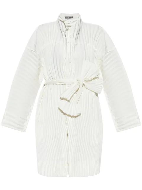 Wavering Pleats coat by ISSEY MIYAKE