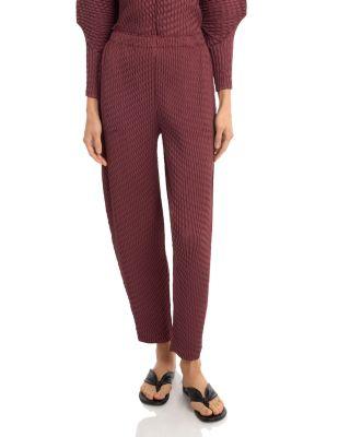 Wavy Pleated Pants by ISSEY MIYAKE