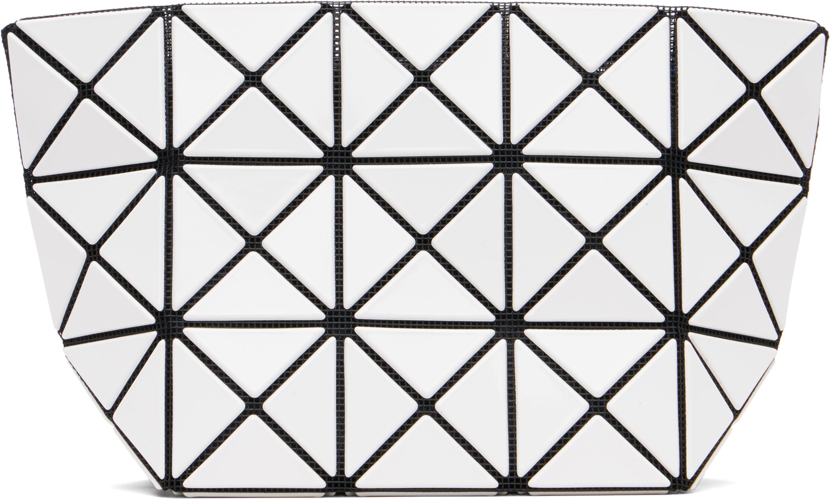 White Prism Pouch by ISSEY MIYAKE
