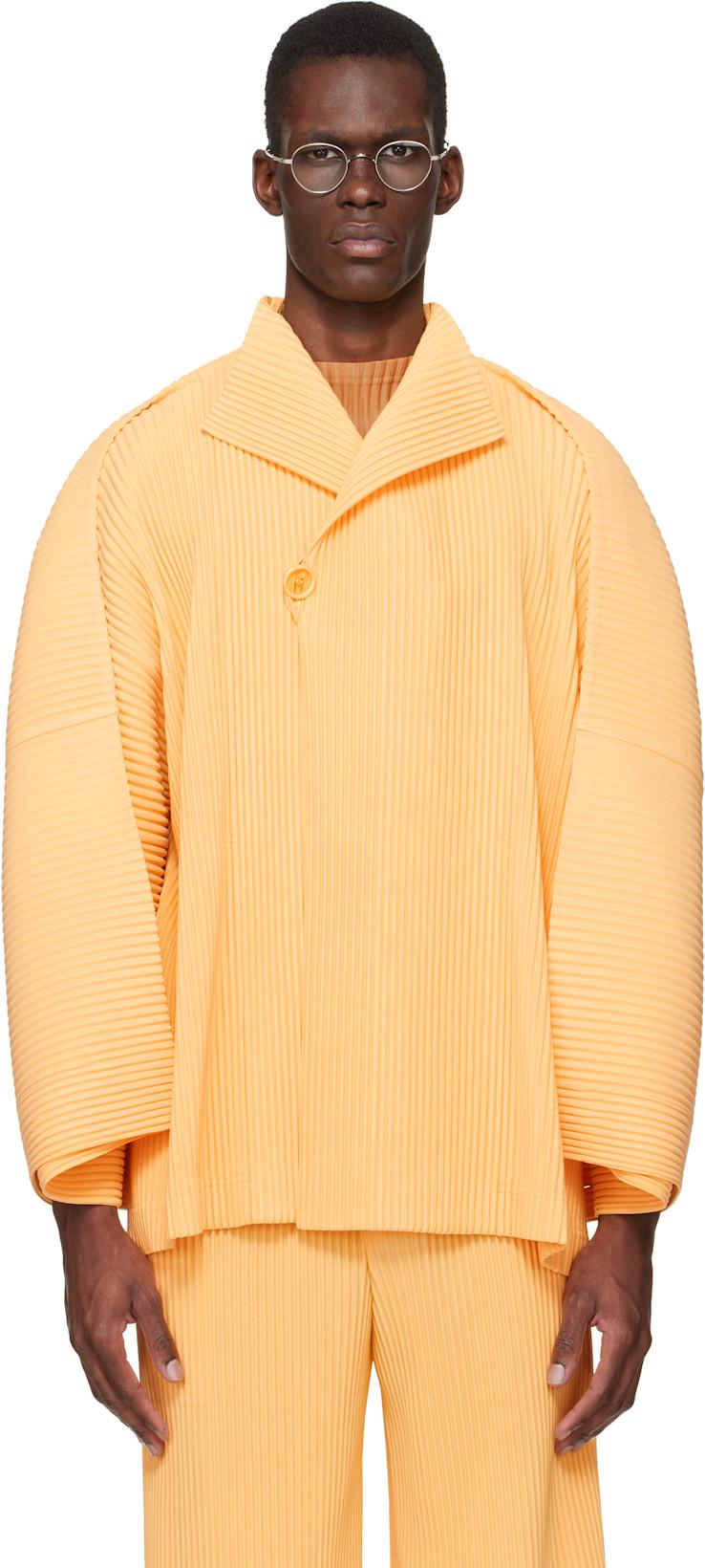Yellow Wear Or Wrap Jacket by ISSEY MIYAKE