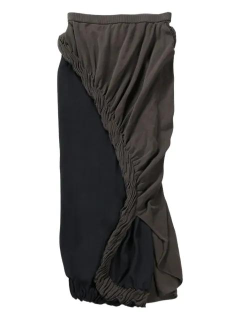 asymmetric midi skirt by ISSEY MIYAKE