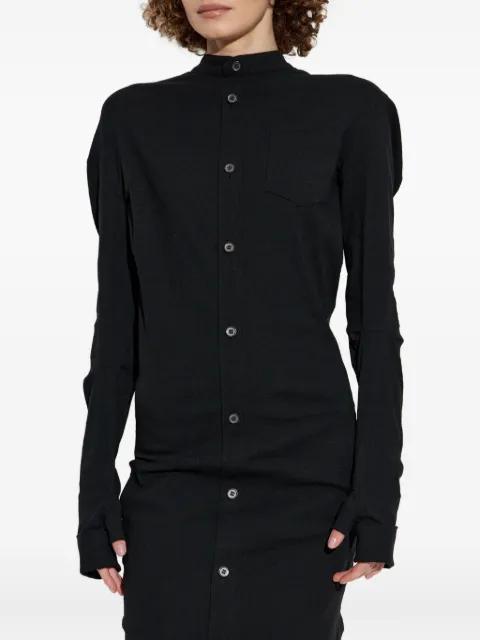 button-front pocket mini dress by ISSEY MIYAKE