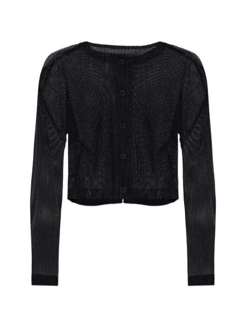 buttoned cardigan by ISSEY MIYAKE
