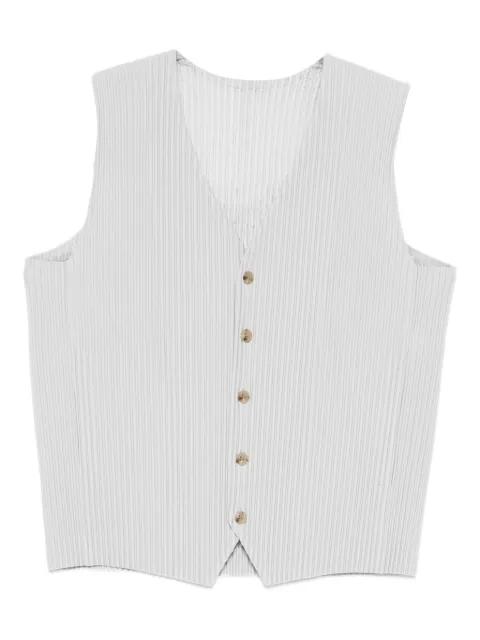 buttoned vest by ISSEY MIYAKE